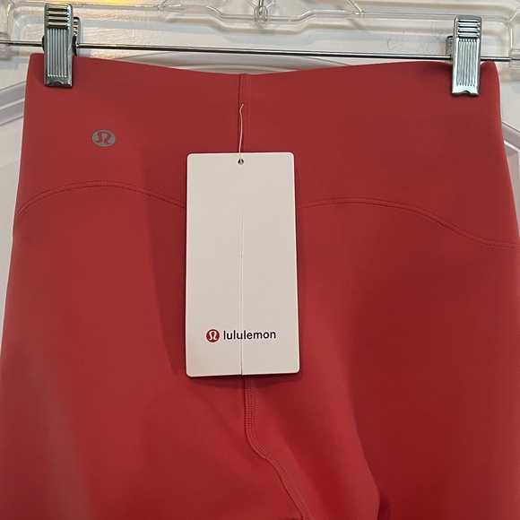 NWT Lululemon Glow Up High Rise Tight Desert Red Size 4 | Hemmed 22.5” Inseam - Picture 11 of 14